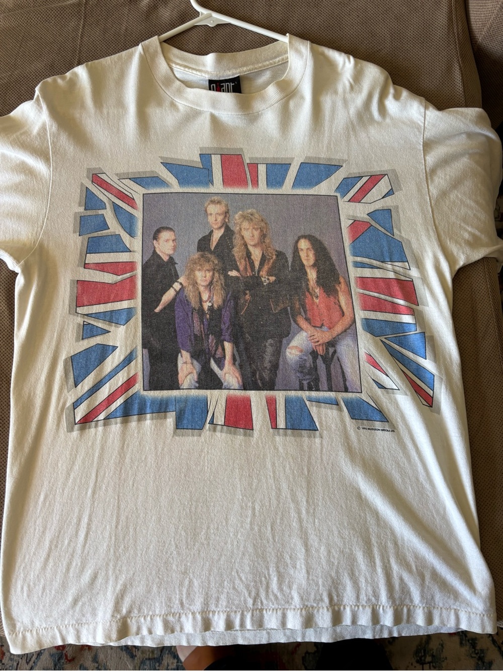 Vintage 1992 Def Leppard Concert Adrenalize 1992 World Tour T-shirt!